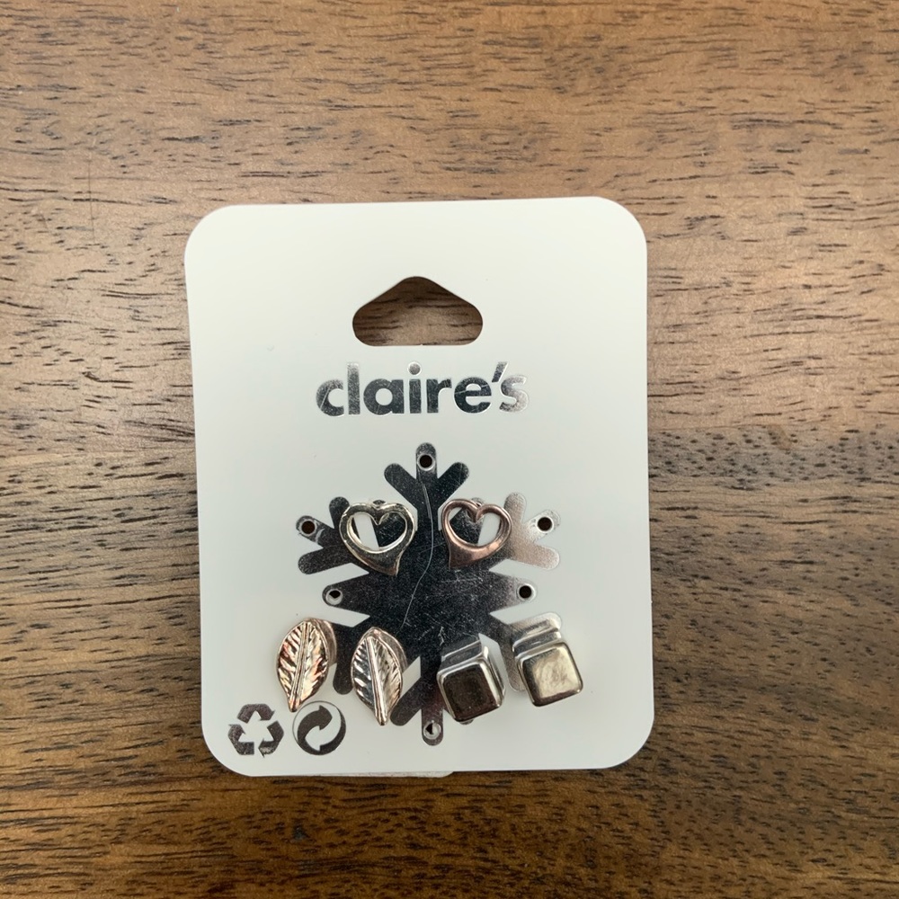 3-Pack Stud Earrings